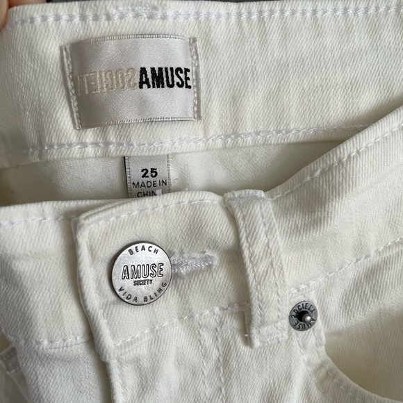 NWT Amuse Society White Jean - Picture 2 of 9